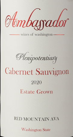 2020 Estate Plenipotentiary Cabernet Sauvignon 1.5L